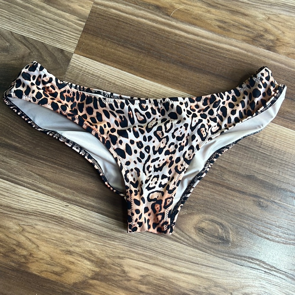 Victoria’s Secret cheetah print swim bottoms